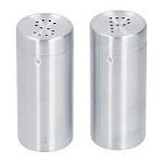 Munefe 2PCS Stainless Steel Seasoning Bottle Kitchen Seasoning Bottle Travel Condiment Containers For All Kinds Of Kitchen Or Ou