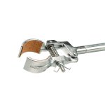 Bochem Retort Clamp 150X12MM Round Jaws With Cork Range 60MM Annealed Cast Iron Electroplated