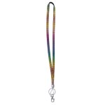 Rainbow Sparkly Lanyard