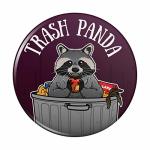 Raccoon Trash Panda In Garbage Kitchen Refrigerator Locker Button Magnet