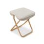 Khaki Folding Stool With Carrying Bag 26X22X27CM