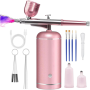 Portable Airbrush Kit With Compressor 0.3MM Nozzle 48PSI High Pressure