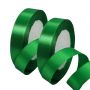 2 Rolls Solid Color Green Satin Ribbon 20MM W - Gift Wrapping Decor - 44M