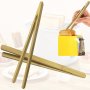 2PCS Toaster Tongs 17.78CM Kitchen Utensils Tongs Cooking Tongs Bamboo Tongs For Toast/ Bread/ Pickles/ Tea/ Fruit/ Salad