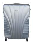 Smte Blue Star 1 Piece Hard Outer Shell Luggage 20 Silver With Keychain