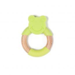 Bo Jungle Wood Teether Green Frog