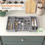 Fine Living Extendable Cutlery Tray Grey