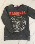 Cotton On Grey Ramones Sweater 5Y