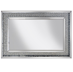 Mirror-framed Mirror With Floating Crystals 900 X 600 X 45