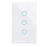 Wifi Smart Touch Switch 3 Channel White No Neutral Ewelink