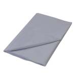 200 Thread Count 100% Cotton Percale Flat Sheet Light Grey - King 270X270CM