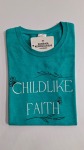 Ladies Childlike Faith Melange Cabbage T-Shirt - 2XL