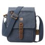 Troop London Classic Canvas Across Body Bag Blue