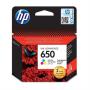 HP 650 Tri-color Ink Cartridge - Compatible Printers Deskjet Ink Advantage 1500 1515 1516 2500 2515 2516 2520 Hc