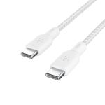 Belkin Boostcharge Usb-c Braided Cable 100W 2M White