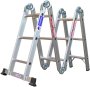 Aluminium Ladder Multipurpose 3.3M 115KG Max Working Load Taurus