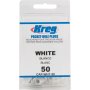 White Plastic Plugs 50 Pieces Kreg