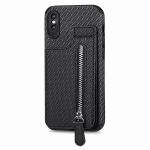 Zippered Fiber Phone Case Compatible With Iphone XS Max