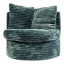 Boneless Compressed Single Sofa & 3 Pillows For Lounge Office & Gaming