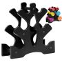 Small Dumbbell Rack Holds 6 Dumbbells Up To 8KG Compact Sturdy Gym Stand