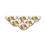 6 Piece Gastroboutique Oval Cuisine MINI Bowls Set Clear