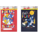 A4 Tom & Jerry Book Jackets 5-PACK Design May Vary