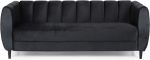 Kelly 3 Seater Sofa - Black