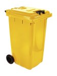 240 Wheelie Bins Virgin Sabs Approved – Yellow
