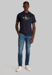 Calvin Klein Short Sleeve Hero Monogram Tee 30S Eu Opt - Dark Sapphire