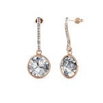 DESTINY Gianna Drop Earrings With Swarovski Crystals