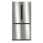 Bosch Series 4 French Door Bottom Freezer Multi Door 183 X 90.5 Cm Brushed Steel Anti-fingerprint