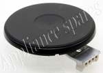 6" Solid Plate Low Heat 8MM Black Trim 145MM 1000W