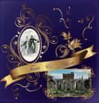 Victorian Wedding Guest Book - Guest Sign In Memory Book Hardcover