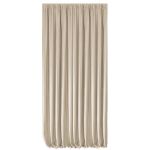 Readymade Curtain - 100% Blackout - Luxe - Bone - Taped