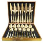 24 Piece Stainless Steel Cutlery Set