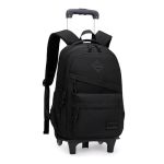 Armbq Rolling Backpack For Boys Girls School Bookbag With Wheels Kids Luggage Trolley Back Pack On Wheels Elementary Travel Bag
