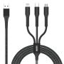 Loopd 3 In 1 Multi Cable Black 1.2M