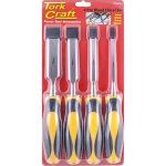 Tork Craft Chisel Set Wood 4 Piece In Blister