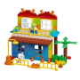 Building Blocks Playset With Figure & Pet Toy - Multicolour - 129 Pieces