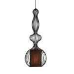 Oriana Metal Pendant Light Black