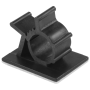 20PCS Black Plastic Cable Clamps Self Car Wire Organizer