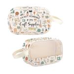 G2TUP Crafter Gift It's Not Hoarding If It's Craft Supplies Makeup Bag Crafting Lover Cosmetic Bag Sewing Lover Gift Craft Suppl
