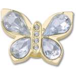 Goldair Gold Gem Butterfly Jibbitz - Multi Osfa