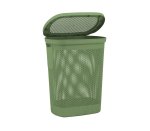 Laundry Bin And Lid Sage Grn 60L