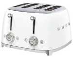 Smeg 4 Slice Ice White 50'S Retro Style Toaster - TSF03WHSA