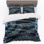 Midnight Wave Duvet Cover Set Queen