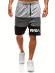 Men's Color Block Fashion Active Shorts Drawstring Shorts For Summer Resort Summer Sports Jogger Pants