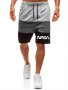 Men's Color Block Fashion Active Shorts Drawstring Shorts For Summer Resort Summer Sports Jogger Pants