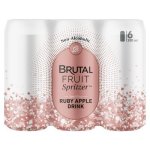 Brutal Fruit Ruby Apple 0% Can 6 X 300ML