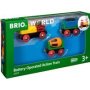 Brio World Battery Operated Action Train 3 Piece